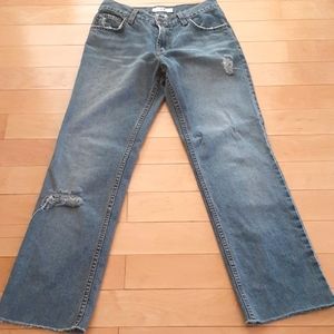 Armani Exchange AX Women's Size 2 Bootleg Jeans Cotton Made in USA VTG